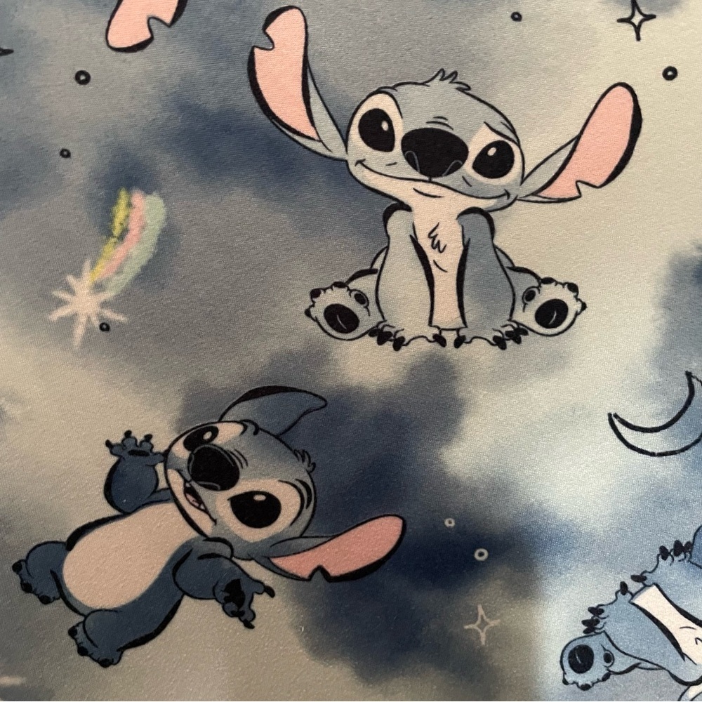 Disney Stitch print stretch waist drawstring pajama pants w pockets 3X - Picture 5 of 5